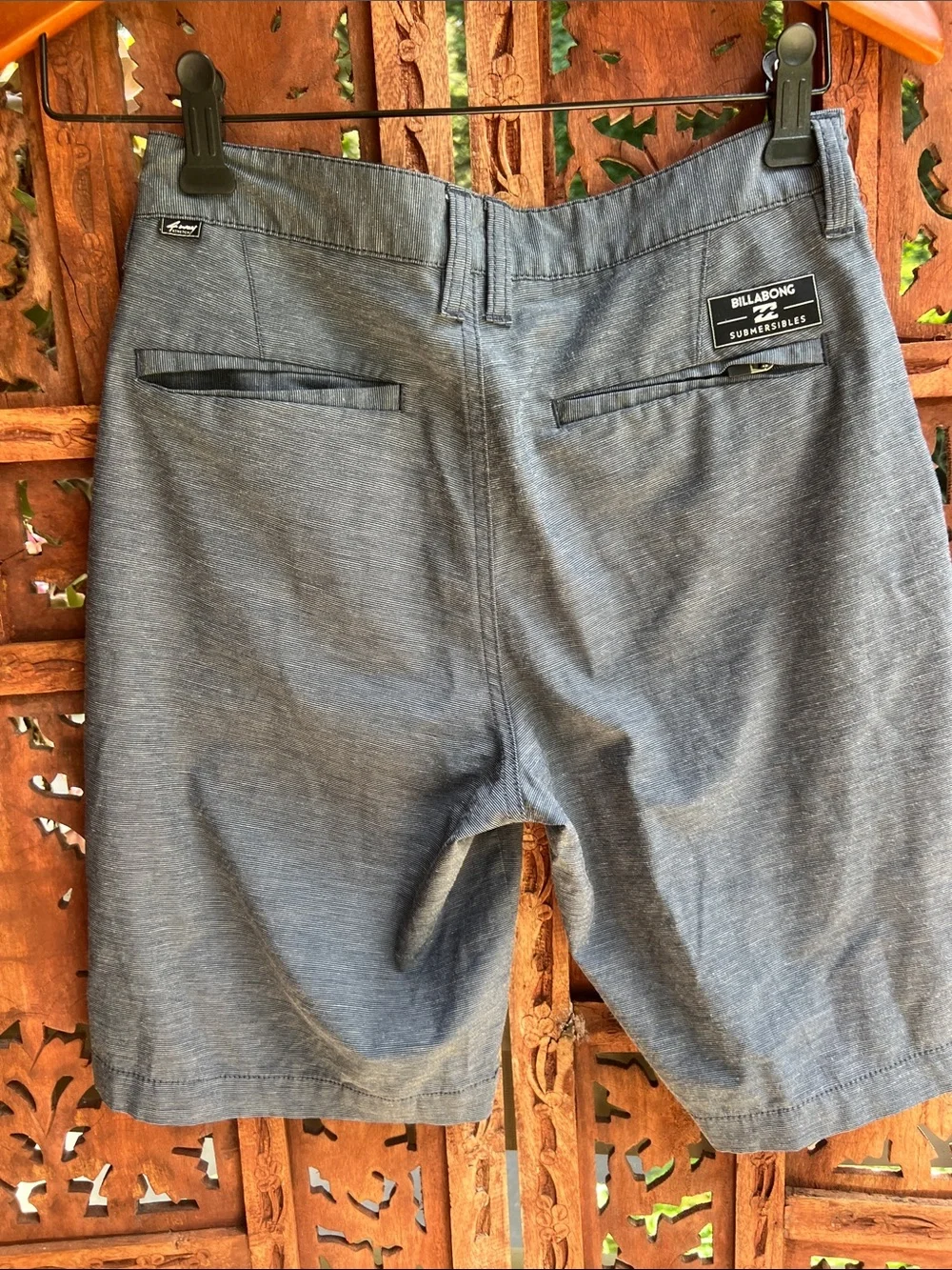 Billabong Submersible Boy's Slate Blue Flat Front Shorts